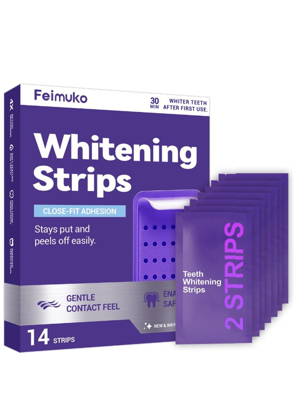 FEIMUKO Teeth Whitening Stain Cleaning Strips